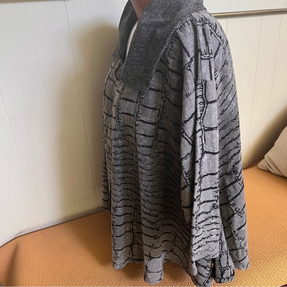 Cupcake International 🧁 100% cotton African boho print swing jacket M - Picture 5 of 10